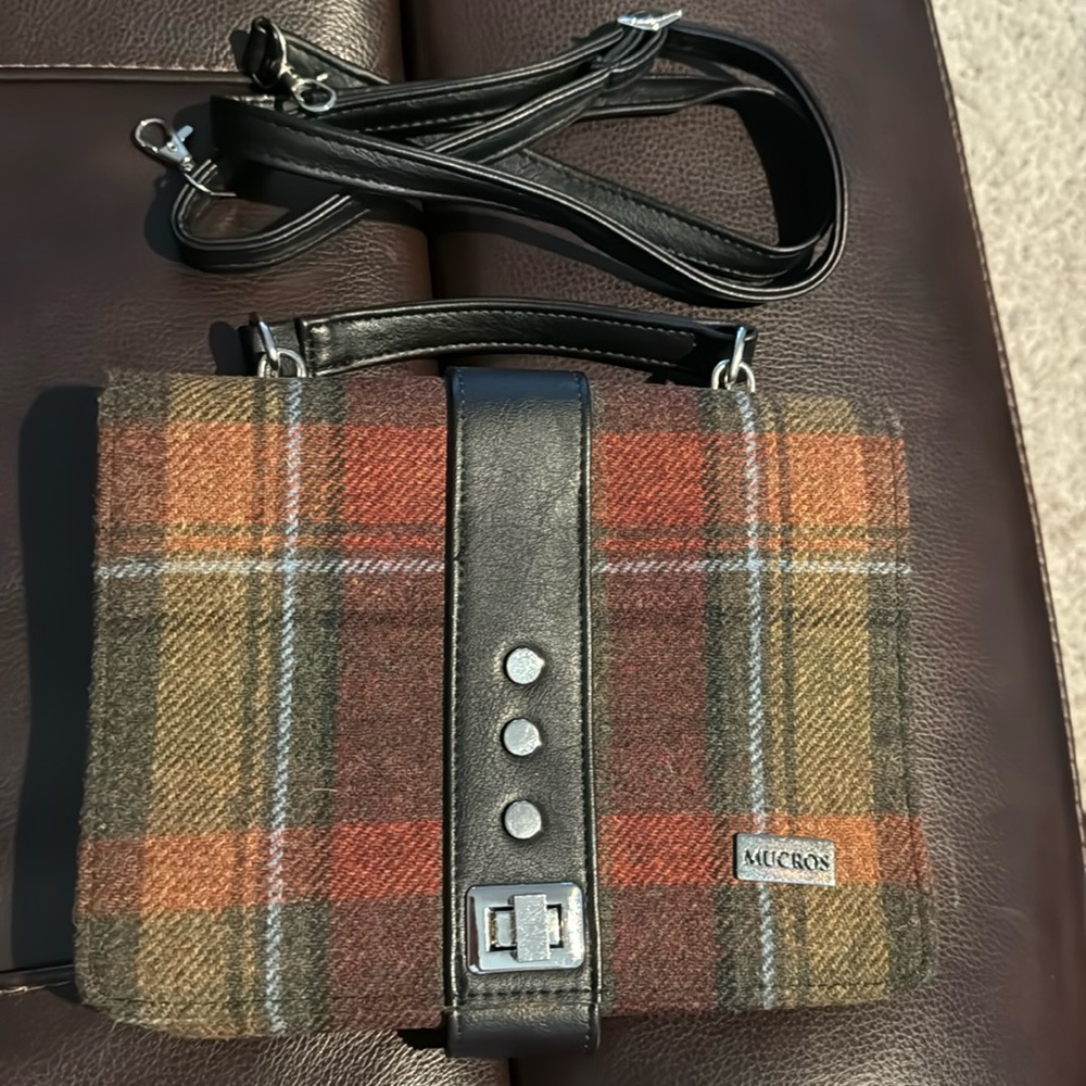 Mucros Weavers Authentic Irish Wool Handbag (Convertible)